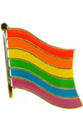 Click to see product infos- Pin's Rainbow Flag