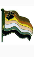 Click to see product infos- Pin's Bear Flag (flottant)
