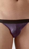 Click to see product infos- JockStrap Kroko Svenjoyment - Purple - Size L