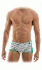 Click to see product infos- Boxer ''Striped Flash Brazil'' Modus Vivendi - Gray/Green - Size S