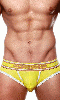 Click to see product infos- 2Eros ''U22.17 Coast''  Brief pouch - Yellow/Brown - Size XS