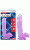 Cliquez pour voir la fiche produit- Gode Transparent Hi-Rubber - Chisa Novelties - Violet - Taille 7'' (18cm)