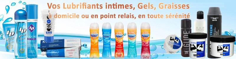 Vos Lubrifiants intimes, gels sexuels, poudre  fist en PORT GRATUIT !