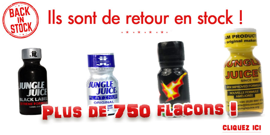 Poppers moins chers dans notre sexshop Français