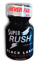 Click to see product infos- Poppers Super Rush Black Label (Pentyle)