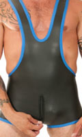 Click to see product infos- Combinaison Neoprene  Singlet Full Zip - 665 - Black/Blue - Size L
