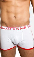 Click to see product infos- Boxer Sports Trunk - Jackadams - White/Red - Size S