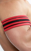 Click to see product infos- Biceps de force Neoprene - MrB - Red/Black - Size L/XL