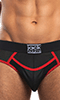 Click to see product infos- BodyFlex Army Fit Jock Brief - Jackadams - Black/Red - Size S